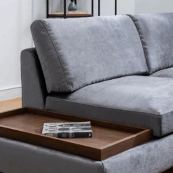 Comfortabele En Stijlvolle Hoekbank | Donkergrijs, Beukenhouten Frame | Inclusief Poef En Kussens -Emob Ontwerp zonder titel 2023 03 03T142637.164 c6d6