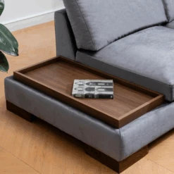 Comfortabele En Stijlvolle Hoekbank | Donkergrijs, Beukenhouten Frame | Inclusief Poef En Kussens -Emob Ontwerp zonder titel 2023 03 03T142706.501 e9df