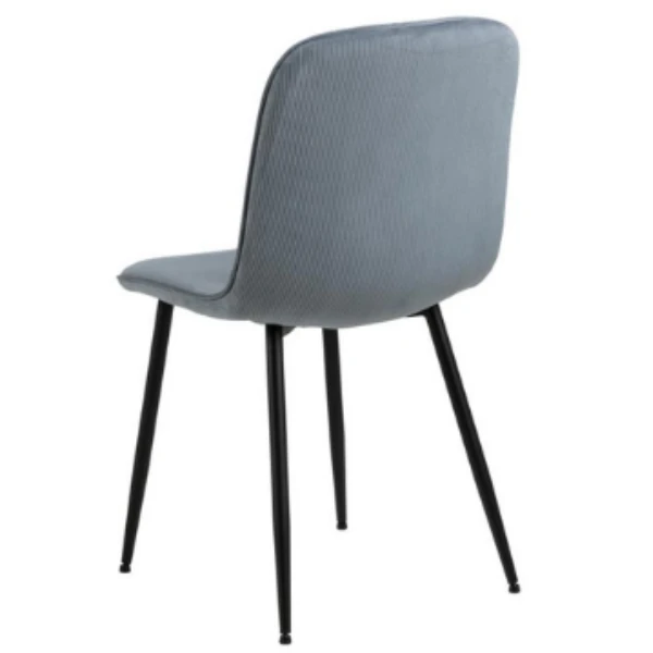 Stoel Delmy - Grijs/zwart 10 Stoel Delmy - Grijs/zwart - Afbeelding 10