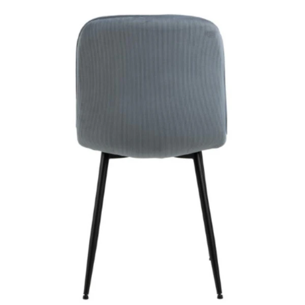Stoel Delmy - Grijs/zwart 8 Stoel Delmy - Grijs/zwart - Afbeelding 8