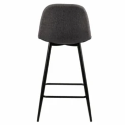 Barstoel Wilhelm, H: 65cm - Donkergrijs/zwart -Emob Ontwerp zonder titel 2023 05 25T135213.409 c2a8