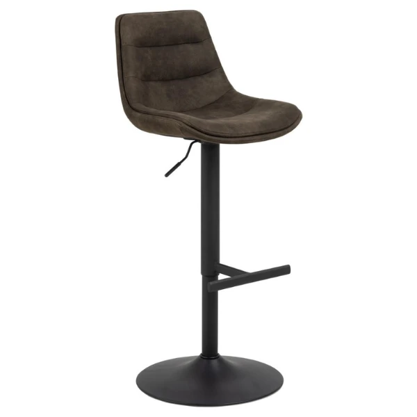 Verstelbare Barstoel Adèle 65-86cm - Antraciet/zwart 9 Verstelbare Barstoel Adèle 65-86cm - Antraciet/zwart - Afbeelding 9