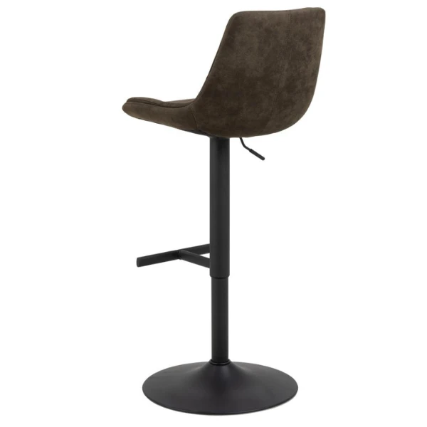 Verstelbare Barstoel Adèle 65-86cm - Antraciet/zwart 8 Verstelbare Barstoel Adèle 65-86cm - Antraciet/zwart - Afbeelding 8