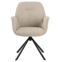 Eetkamerstoel Aubin Met Armleuning - Beige/zwart -Emob Ontwerp zonder titel 2023 06 23T145051.058 5f83