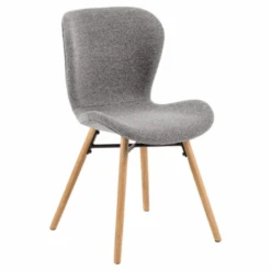 Stoffen Stoel Tilda Met Schuine Poten - Grijs/eik -Emob Ontwerp zonder titel 2023 06 26T151453.174 1369