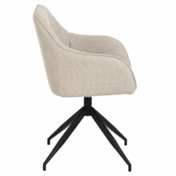 Eetkamerstoel Brenda Draaibaar - Beige/zwart -Emob Ontwerp zonder titel 2023 06 29T134335.138 03cb