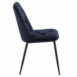 Eetkamerstoel Lynn Velours En Metaal - Donkerblauw -Emob Ontwerp zonder titel 2023 06 29T141404.491 56ae