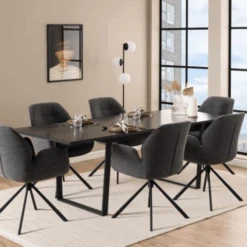 Verlengbare Eettafel Amanda 160<220x90 - Marmer/zwart -Emob Ontwerp zonder titel 2023 07 10T142058.787 bd12