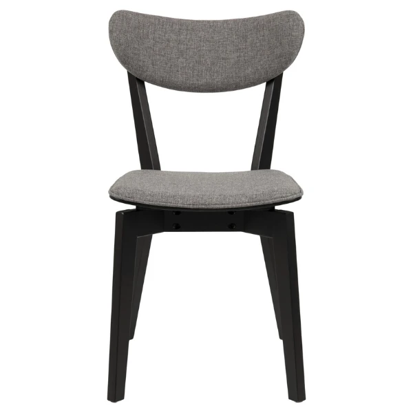 Eetkamerstoel Roxby - Grijs/zwart 9 Eetkamerstoel Roxby - Grijs/zwart - Afbeelding 9