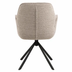 Eetkamerstoel Jarno Met Armleuning - Beige/zwart -Emob Ontwerp zonder titel 2023 07 12T142135.851 35e3