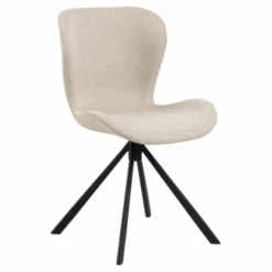Draaibare Eetkamerstoel Tilda Stof - Beige/zwart -Emob Ontwerp zonder titel 2023 07 13T135106.982 c4d5