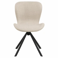 Draaibare Eetkamerstoel Tilda Stof - Beige/zwart -Emob Ontwerp zonder titel 2023 07 13T135326.926 f2fc