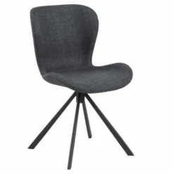 Draaibare Eetkamerstoel Tilda Stof - Antraciet/zwart 23 Draaibare Eetkamerstoel Tilda Stof - Antraciet/zwart -Emob Ontwerp zonder titel 2023 07 13T143540.180 f5a7