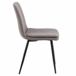 Eetkamerstoel Becca Brandvertragend - Grijs/zwart -Emob Ontwerp zonder titel 2023 07 13T170144.541 56b2