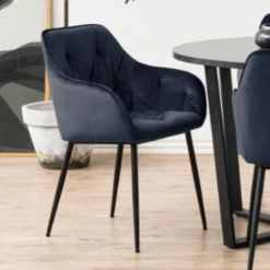 Eetkamerstoel Lynn - Donkerblauw/zwart -Emob Ontwerp zonder titel 2023 07 17T161312.701 5ec3