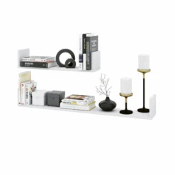 Set Van 2 Wandplanken 60x14.5 Cm En 100x14.5 Cm Britta-wit -Emob Ontwerp zonder titel 2023 08 25T082106.936 c24b