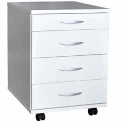 Ladeblok Annevar 4 Lades En Pennenbak-wit