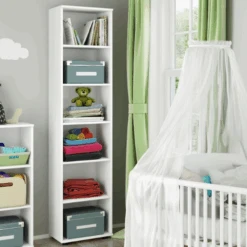 Opbergkast Halula 197 Cm 5 Legplanken-wit