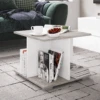 Salontafel Annelieke 50x50 Cm 4 Open Vakken-wit/beton