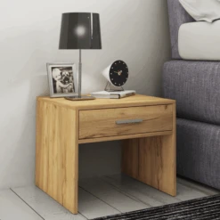 Nachttafeltje Javi 1 Lade-wilde Eik