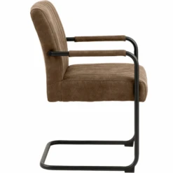 Sledestoel Adinda Met Armleuning - Bruin/zwart -Emob Ontwerp zonder titel 2023 08 30T164257.078 8bc2