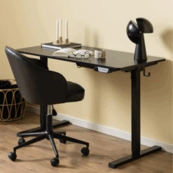 Verstelbare Bureau Garcia Met Haakjes - Zwart