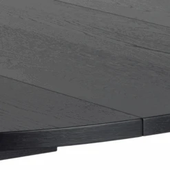 Verlengbare Eettafel Sieg, Ø120/220x75 Cm - Zwart -Emob Ontwerp zonder titel 2023 10 09T132101.140 0998