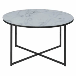 Ronde Salontafel Alisma Ø80x45 Cm - Wit Marmer/Glas -Emob Ontwerp zonder titel 2023 10 09T152428.698 b516