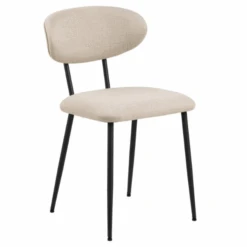 Eetkamerstoel Denise : Beige Basel Stof Zwart Stalen Onderstel -Emob Ontwerp zonder titel 2023 10 12T143158.752 79f7