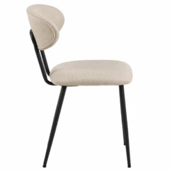 Eetkamerstoel Denise : Beige Basel Stof Zwart Stalen Onderstel -Emob Ontwerp zonder titel 2023 10 12T144649.285 8cbe