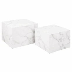 Salontafel Set Dice (2 Stuks, 58x58x40 Cm) - Wit Marmer -Emob Ontwerp zonder titel 2023 10 23T144856.752 59a1