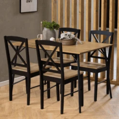 Eetkamerstoel Elvira - Zwart Rubberhout -Emob Ontwerp zonder titel 2023 10 23T164249.396 0b46