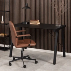 Bureaustoel Flora - Draaibaar, Kantelbaar En Soft Brake - Cognac -Emob Ontwerp zonder titel 2023 10 24T135552.193 31c9