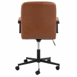Bureaustoel Flora - Draaibaar, Kantelbaar En Soft Brake - Cognac -Emob Ontwerp zonder titel 2023 10 24T135749.661 418d