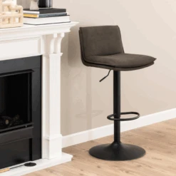 Barkruk Flynn - Gasveer En Draaibaar - Antraciet -Emob Ontwerp zonder titel 2023 10 24T144319.288 efa6