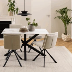 Eetkamerstoel Flynn Draaibaar En Met Rits - Beige -Emob Ontwerp zonder titel 2023 10 24T151955.771 82f1