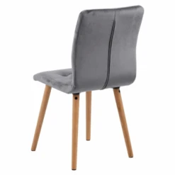 Gestoffeerde Eetkamerstoel Frida - Donkergrijs/eik -Emob Ontwerp zonder titel 2023 10 24T164349.555 d8bb