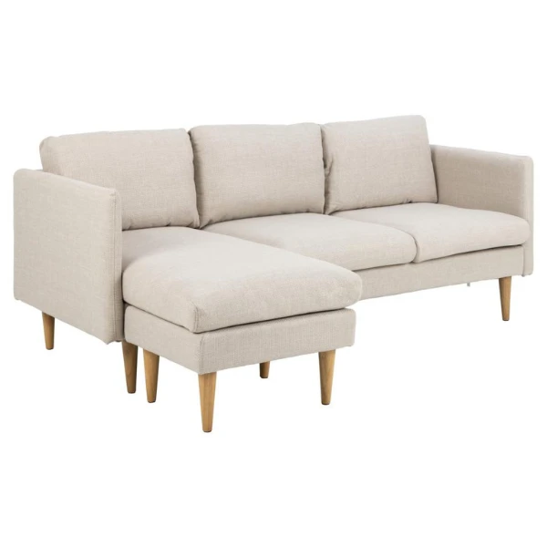 Omkeerbare Chaise 2-zits Milly Sofa, Basel Beige". 6 Omkeerbare Chaise 2-zits Milly Sofa, Basel Beige". - Afbeelding 6
