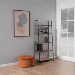 Stoffen Voetenbank Copper Vic Met Verborgen Opbergruimte, Ø60x35 Cm -Emob Ontwerp zonder titel 2023 11 15T091319.835 8ee0