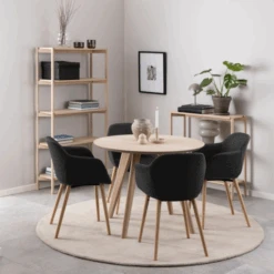 Oxford Boekenkast In Wit Eikenfineer, 4 Planken, 86x30x160cm". -Emob Ontwerp zonder titel 2023 11 15T151453.401 38f3