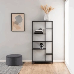 Donkergrijze Opberghoes: Retina Rond, Getuft, Ø60x35 Cm -Emob Ontwerp zonder titel 2023 11 15T155023.835 5b3b