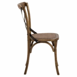 Rustiek Bruine Vintage Eetkamerstoel Met Donker Rotan -Emob Ontwerp zonder titel 2023 11 15T160453.003 31b3