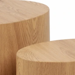 Wild Eiken Salontafelset, 2 Stuks, 33x48x40 Cm -Emob Ontwerp zonder titel 2023 11 15T161619.294 8a68