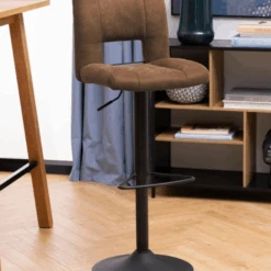 Sylvia Kruk: Lichtbruine Stof, Zwart Onderstel, Gasveer -Emob Ontwerp zonder titel 2023 11 16T145931.814 ee3c