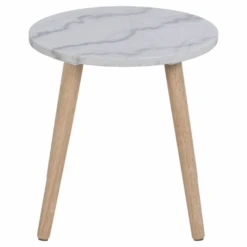 Roslin Ronde Bijzettafel, Wit Marmeren Blad, 40cm -Emob Ontwerp zonder titel 2023 11 17T082402.802 fe49