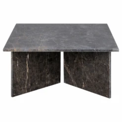 Marron Gelakte Marmeren Vierkante Salontafel, 90x90x42cm -Emob Ontwerp zonder titel 2023 11 17T090928.446 00b8