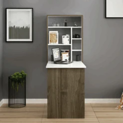 Uitklapbaar Bureau Woody - 77x75x58 Cm - Eik/wit -Emob Ontwerp zonder titel 2023 12 01T082946.583 64f5