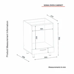 Keukenkast Furny Home - 60x57x85 Cm - Wit -Emob Ontwerp zonder titel 2023 12 04T091956.108 989e