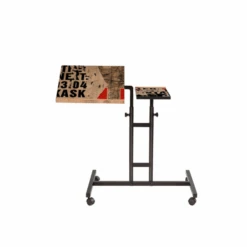 Laptopstandaard Saffier - 67x45x87 Cm - Atlantic Pine/zwart -Emob Ontwerp zonder titel 2023 12 08T113340.818 7564