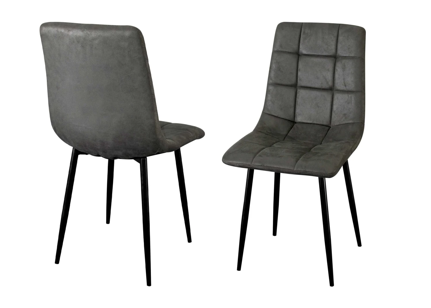 Eetkamerstoel Elke - Grijs 2 Eetkamerstoel Elke - Grijs - Afbeelding 2